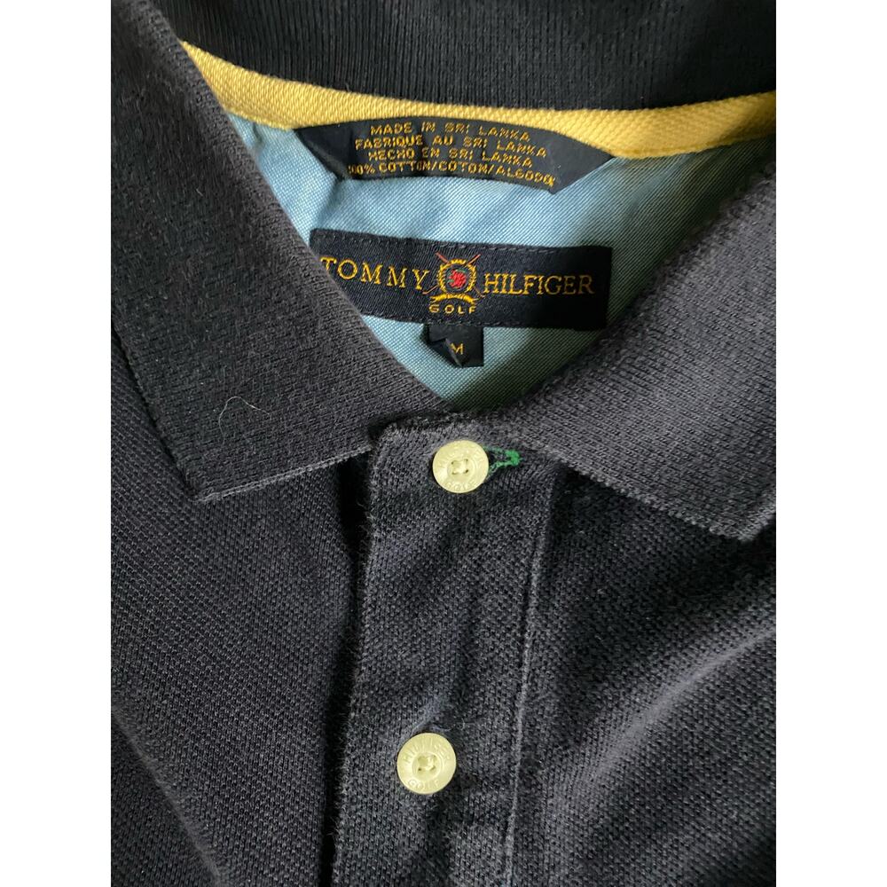 Vintage Tommy Hilfiger Polo Blue Collared Shirt - Picture 2 of 4